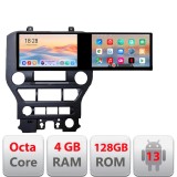 Navigatie Ford Mustang 2015-2020 Kit-MUSTANG Edotec 2 ecrane 8 core 4+128 21.6 inch Incell android Wifi 5Ghz gps internet CarStore Technology