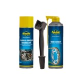 Cumpara ieftin Kit intretinere lant Spray Putoline curatare + Perie curatare + Spray Putoline Tech Chain