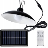 Lampa solara tip pendul, panou solar independent cu cablu de 3 metri, cu telecomanda Household NewTrend