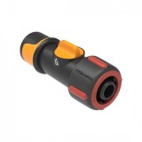 FISKARS. Conector furtun de gradina cu robinet incorporat On/Off 19mm (3/4&amp;quot;)