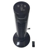 Cumpara ieftin Ventilator Turn Podea Hausberg HB-5950NG, 60W, Telecomanda, Oscilatie 70&deg;, Timer, 3 Viteze, Negru