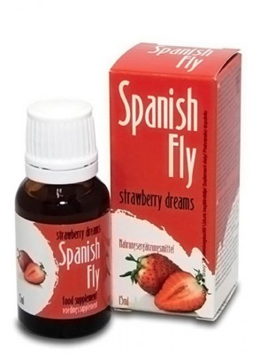 Afrodiziac Spanish Drops Capsuni, 15 ml foto
