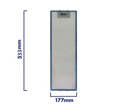 Filtru hota telescopica Whirlpool , modele AKR641GY si AKR643GY , 177 x 533 mm foto