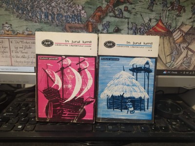 &amp;Icirc;n jurul lumii. Călătoriile căpitanului Cook, vol. 1-2, BPT nr. 409-410, Editura pentru literatură, București 1967, 069 foto