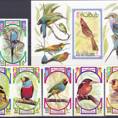 DB1 Fauna Pasari Ras al Khaima 6 v. + SS MNH