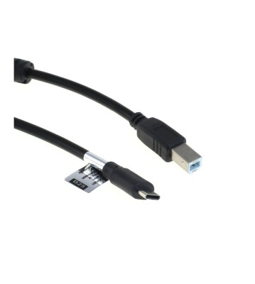 Cablu de date OTB USB Type C (USB-C) la USB B (USB-B 2.0), 3,0 metri, negru foto