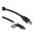 Cablu de date OTB USB Type C (USB-C) la USB B (USB-B 2.0), 3,0 metri, negru