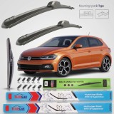 Cumpara ieftin Stergatoare Teamcar&reg; Set Complet 3 Lamele Volkswagen Polo (AW1, BZ1) 2017-2025 Parbriz Spate