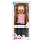 Papusa Dollz And More, Tina in tinuta casual, Roz, 45 cm