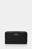 Armani Exchange portofel femei, culoarea negru, XW000359 AF12040