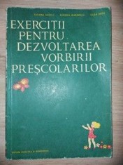 Exercitii pentru dezvoltarea vorbirii prescolarilor TATIANA BADICA