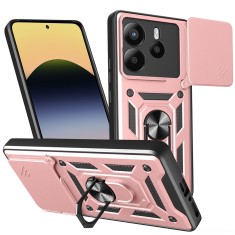 Husa Xiaomi Redmi Note 14 5G protectie camera Techsuit CamShield Series, roz foto