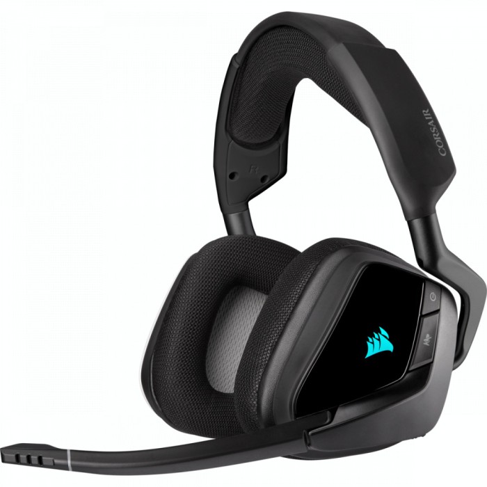 CASTI Corsair, &quot;Void RGB Elite&quot;, wireless, gaming, utilizare multimedia, microfon pe brat, conectare prin 2.4 GHz (WiFi), negru, &quot;CA-9011201-EU&quot;, (tim