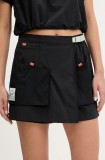 Columbia pantaloni scurți Cove Beach culoarea negru, uni, high waist, 2119351