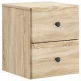 vidaXL Dulap de noapte suspendat Stejar Sonoma 34,5 x 33 x 40 cm 899149