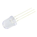 LED 10mm, bicolor, rosu-verde, 3 terminale, 145800