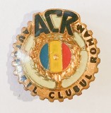 INSIGNA ACR AUTOMOBIL CLUBUL CLUB ROMAN MEMRU EMAIL RECE AUTO AUTOTURISM AUTOMOBILISM