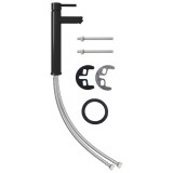 Cumpara ieftin Baterie mixer de baie, negru, 12x30 cm