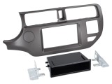 Cadru radio 2 DIN antracit pentru Kia Rio 2011-2015