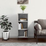 VidaXL Servantă, gri beton, 34,5x32,5x90 cm, lemn prelucrat