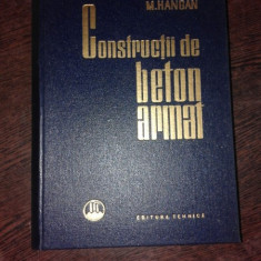 CONSTRUCTII DE BETON ARMAT - M. HANGAN