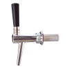 Zapfhahn, Bierzapfhahn, Schankhahn, Kolbenschankhahn aus Chromnickelstahl, Modell - C-TAP, NW 7mm, Poliert, Gewindel&auml;nge: 55 mm