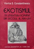 Exotismul in literatura romana din secolul al XIX-lea - Viorica S. Constantinescu