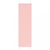 vidaXL Jaluzea plisată roz 65x200 cm Lățime țesătură 64,4cm poliester