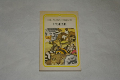 Gr. Alexandrescu - Poezii - Editura Minerva - 1979 foto