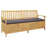 vidaXL Bancă cu spațiu de depozitare cu pernă cu depozitare cu ușă 42026796