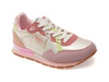 Cumpara ieftin Pantofi sport PEPE JEANS roz, BRIT GALA, din material textil