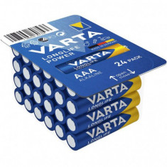 Set 24 baterii Varta Longlife Power LR03/AAA foto