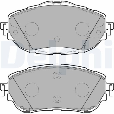 DELPHI LP2691 set placute frana,frana disc foto