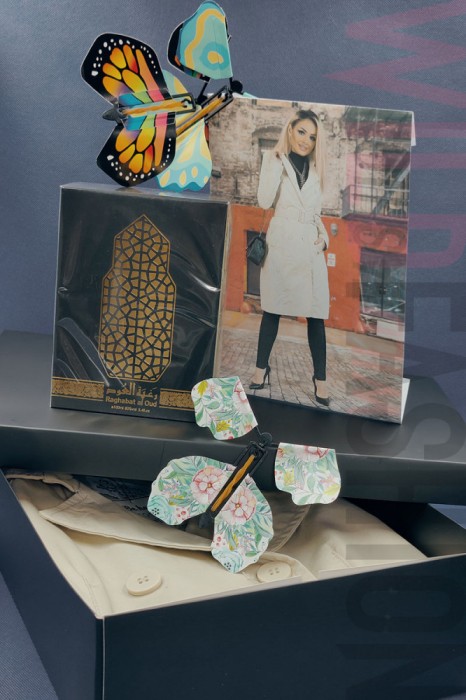 CAD46-15 Cadou de Craciun - palton lung si parfum