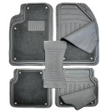 Set covorase auto din mocheta si cauciuc Combination universale, 5 buc. AutoDrive ProParts, Automax