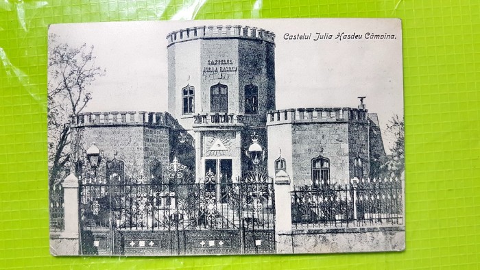 E903-I-Castelul IULIA HASDEU CAMPINA 1907-carte postala veche 14/9 cm stare F.B.