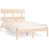 Cumpara ieftin Cadru de pat mic dublu, 120x190 cm, lemn masiv
