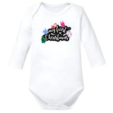 Body primul Crăciun bebeluși 100% bumbac alb marimea 74