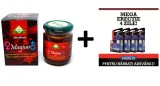 Cumpara ieftin Pachet Magiun Afrodisiac Themra &ndash; Magiun Turcesc Natural pentru Potență și Energie, Borcan 240 gr.+ Pastile Erectie Rapida ERECTA 4 Bucati