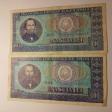 Di.59. Bancnota 100 lei 1966 circulata