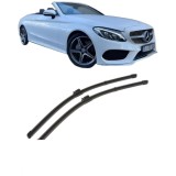 Cumpara ieftin Set stergatoare MERCEDES-BENZ C-CLASS Convertible (A205) 2016-2023, parbriz, Valeo Silencio Xtrm