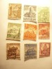 Serie Germania 1940 -Deutsches Reich -Arhitectura , 9 val.,stampilate, Stampilat
