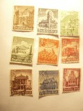 Serie Germania 1940 -Deutsches Reich -Arhitectura , 9 val.,stampilate