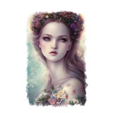 Sticker decorativ Printesa, Roz, 85 cm, 11373ST