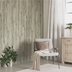 vidaXL Panouri de perete aspect lemn, gri, 4,12 m&sup2;, PVC