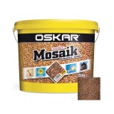 Tencuiala decorativa acrilica, interior / exterior, Oskar Mosaik 9706, mozaicata, 25 kg