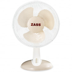 Ventilator de birou Zass ZTF 1201, 46W, 3 viteze, 30cm diametru, Alb - RESIGILAT