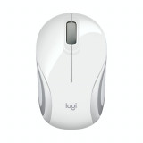 Mouse Logitech M187 , Wireless , Design Mini , 1000 DPI , Alb