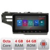 Navigatie Honda Fit 2014-2019 Android radio gps internet Octa Core 4+64 LTE ecran de 10.33&#039; wide Kit-fit-14+EDT-E511-PRO CarStore Technology