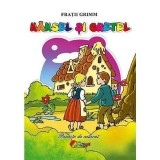 Hansel si Gretel. Carte de colorat A5 - Fratii Grimm, Roxel Cart